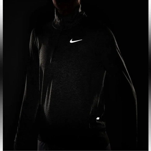 Nike Element Half-Zip Long Sleeve Women Lightgrey - Picture 8 of 8